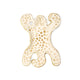 Bol décoratif léopard blanc 13cm