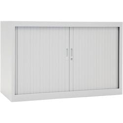 Armoire à portes roulantes chs73120 gris 120 x 45 x 73 cm