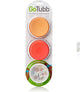 Human Gear gotubb 3-pack boîtes de rangement moyennes clair rouge orange