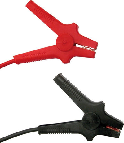 Jeu de câbles de démarrage Carpoint – pour 12 24 volts – câbles à code couleur – pour moteurs essence jusqu'à 2500 cc –– avec pinces entièrement isolées – avec certification produit TüV GS DIN72553 – longueur de câble 3,5 mètres