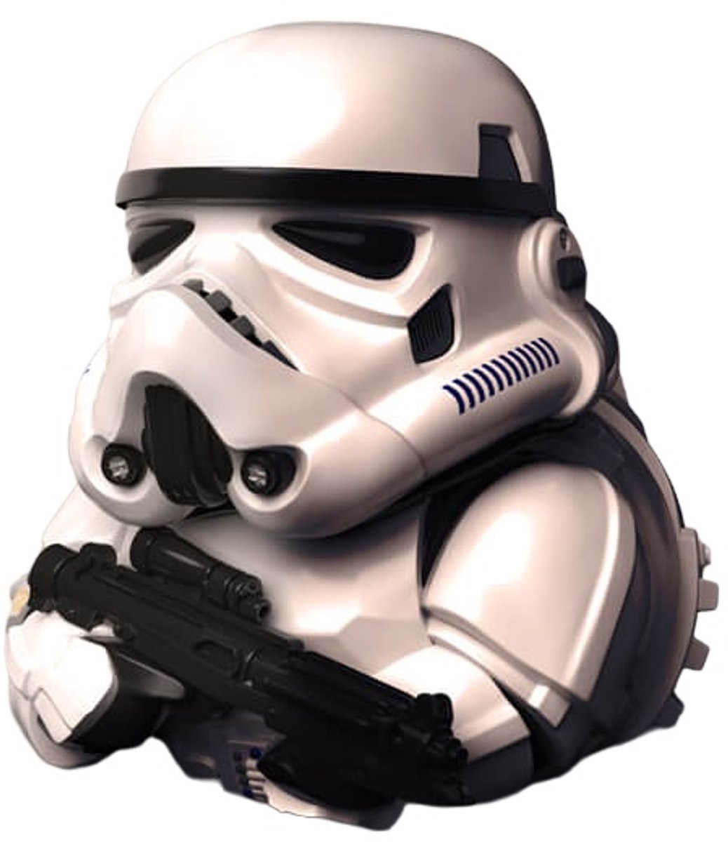 Objets de décoration unisexe Star Wars Stormtrooper Tubbz (édition en boîte) - blanc noir - standard