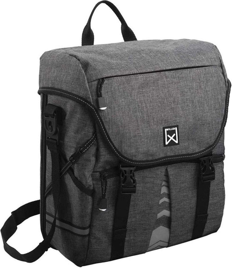 Willex sacoche 1200 - sacoche de vélo simple - 10 litres - anthracite