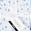 Fabric de patchwork bleu 45x55cm, 4st.