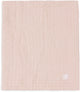 Jollein couverture bébé berceau jersey 75x100cm - jacquard rose sauvage - gots
