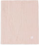 Jollein couverture bébé berceau jersey 75x100cm - jacquard rose sauvage - gots