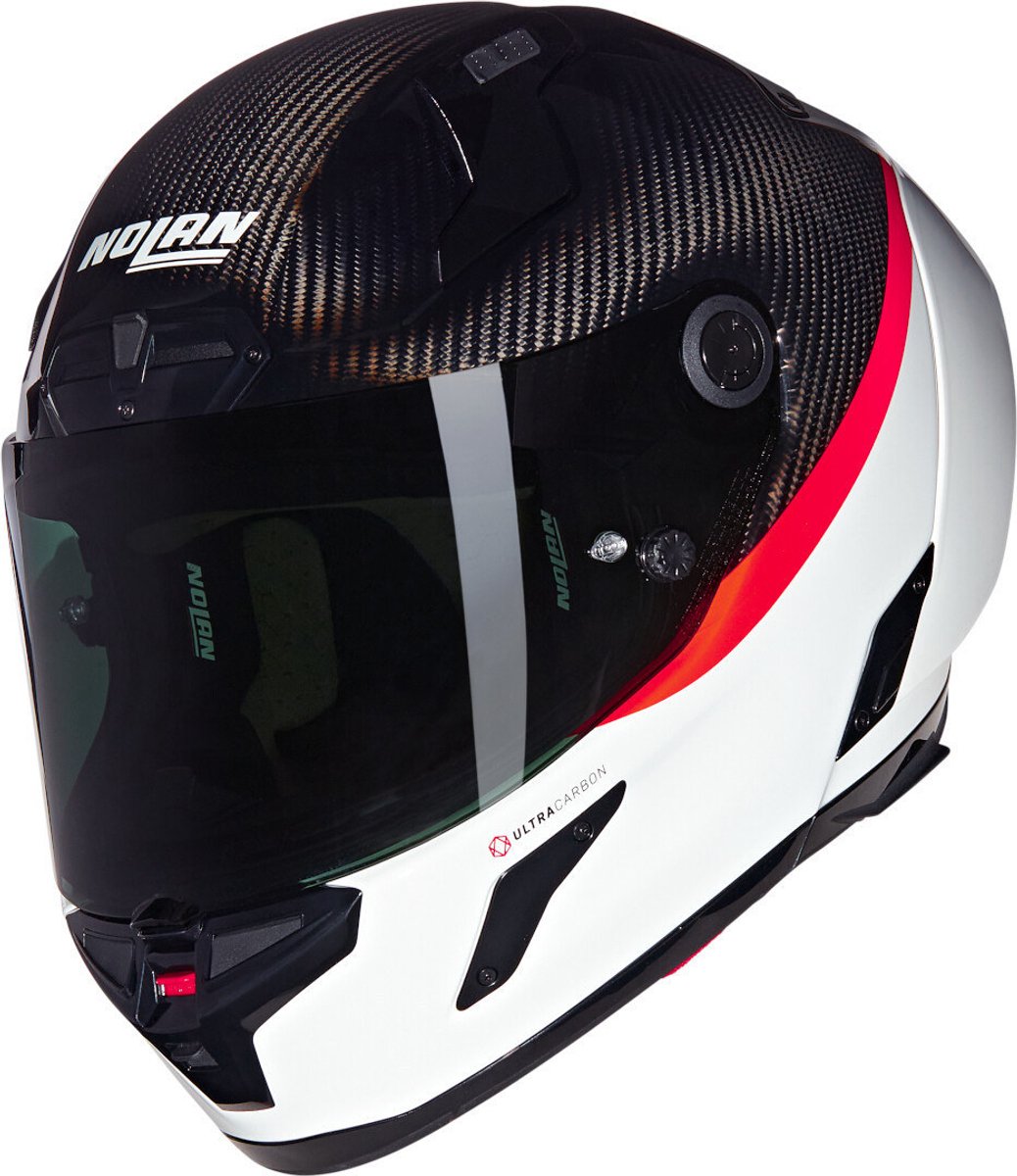 Nolan x-804 rs d.o.c. Casque intégral 346 carbone blanc brillant - taille m - casque