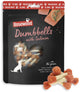 Haltères en bois de rose pour chien - Os à mâcher en cuir brut - Pack économique 400 g - Sans céréales - Sans additifs artificiels