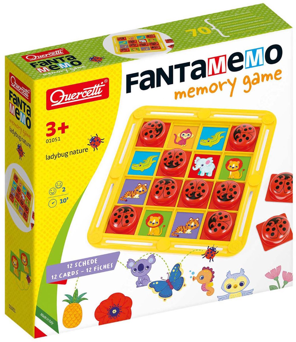 Quercetti fantamemo game ladybug