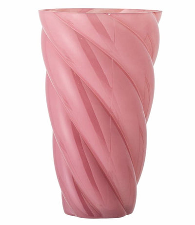 Bloomingville vase verre rose callo 29cm