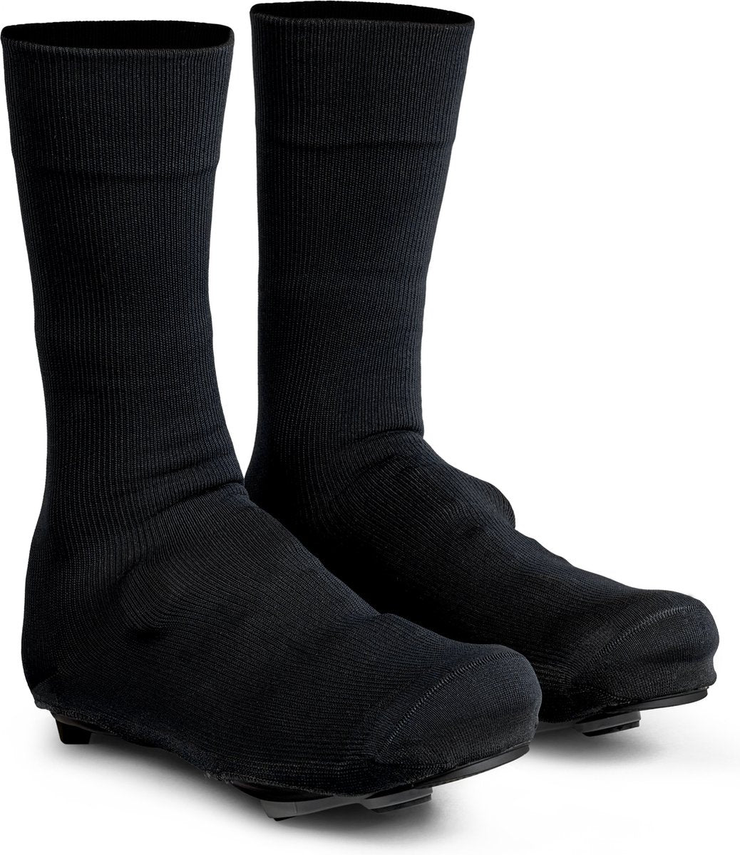 Gripgrab - couvre-chaussures de cyclisme imperméables tricotées flandrien couvre-chaussures de vélo de course tricotées imperméables - unisexe - noir - taille m (39-41)