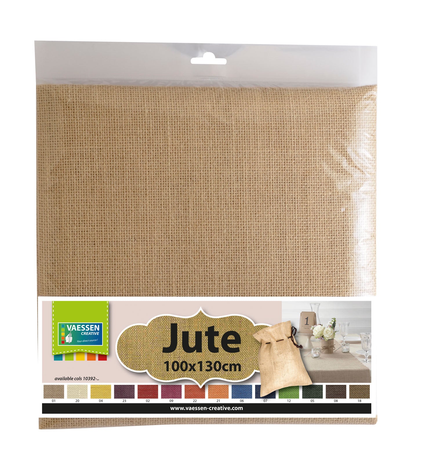 Vaessen creative • jute 130cmx1m naturel