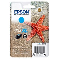 Cartouche d'encre epson 603xl originale c13t03a24010 cyan