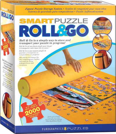 Eurographics - smart puzzle roll go mat - tapis de puzzle en feutre à rouler jusqu'à 2000 pièces - 76×127cm