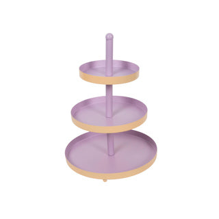 Etagere métal 3 couches ø25xh35cm