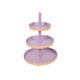 Etagere métal 3 couches ø25xh35cm