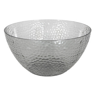 Bol plastique transparent gris ø25,5x13cm | 6 pièces