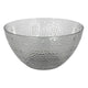 Bol plastique transparent gris ø25,5x13cm | 6 pièces