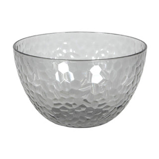 Bol plastique transparent gris ø14x8,3cm | 6 pièces