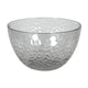 Bol plastique transparent gris ø14x8,3cm | 6 pièces