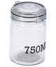 Verre bocal 750 ml