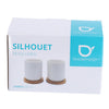 Bredemeijer Theemok Umea 200ml blanc et coaster ensemble 2