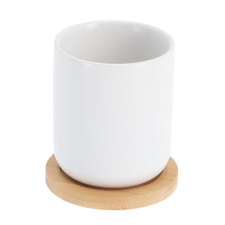 Bredemeijer Theemok Umea 200ml blanc et coaster ensemble 2