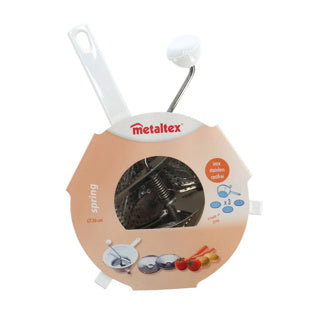 Metaltex Metaltex passe 20 cm en acier inoxydable blanc