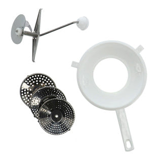 Metaltex Metaltex passe 20 cm en acier inoxydable blanc