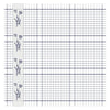 Serviette à thé DDDDD Lisse 60x65 bleu