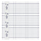 Serviette à thé DDDDD Lisse 60x65 bleu