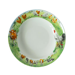 Wiebe van der zee plaque profonde 23 cm poulet vache wiebe