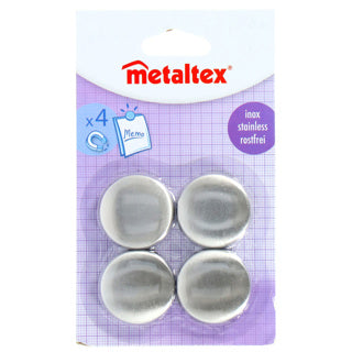 Metaltex Metaltex aimants autour de 4 acier inoxydable
