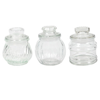 Pot de conservation en verre 150ml assorti | 12 pièces