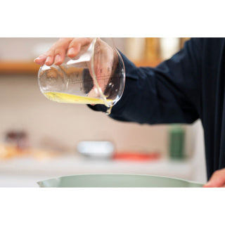 Tasse à mesurer le verre 500 ml avec craie de couvercle