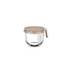 Tasse de mesure de verre 1L avec craie de couvercle