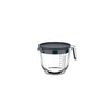 Tasse de mesure de verre 1L avec une marine de couvercle