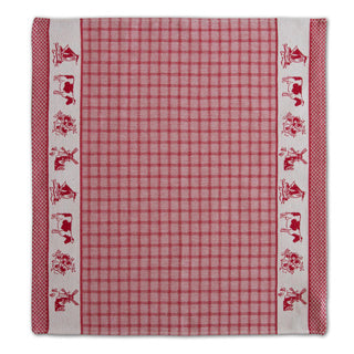 Ddddd teadook néerlandais 60 x 65 rouge