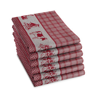 Ddddd teadook néerlandais 60 x 65 rouge