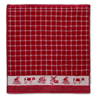 Ddddd Kitchen Tissu néerlandais 50 x 55 rouge