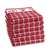 Ddddd Kitchen Tissu néerlandais 50 x 55 rouge