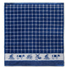 DDDDDD Cuisine Tissu néerlandais 50 x 55 bleu