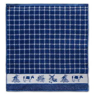 DDDDDD Cuisine Tissu néerlandais 50 x 55 bleu