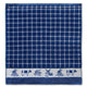 DDDDDD Cuisine Tissu néerlandais 50 x 55 bleu
