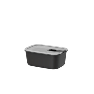 Récipient alimentaire Mepal easyclip - 700 ml - récipient alimentaire avec fermeture coulissante - convient au micro-ondes. four à vapeur. réfrigérateur et congélateur - noir nordique