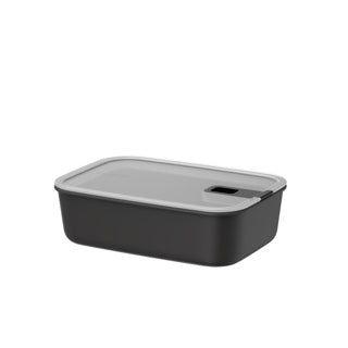 Récipient alimentaire Mepal easyclip - 1,5 l - récipient alimentaire à fermeture coulissante - convient au micro-ondes. four à vapeur. réfrigérateur et congélateur - noir nordique
