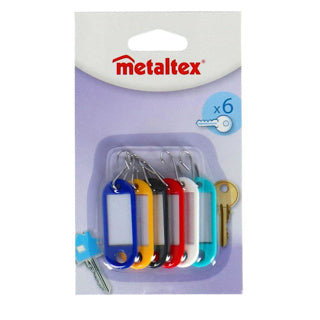 Cartes clés metaltex metaltex 6 pièces
