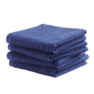 DDDDDD Vaatvoek Basic Blue 30 x 30 cm Ensemble 4