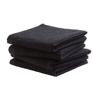 DDDDDD Vaatvoek Basic Black 30 x 30 cm Set 4