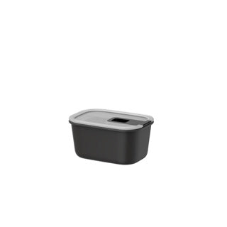 Récipient alimentaire Mepal easyclip - 450 ml - récipient alimentaire avec fermeture coulissante - convient pour une utilisation au micro-ondes. four à vapeur. réfrigérateur et congélateur - noir nordique