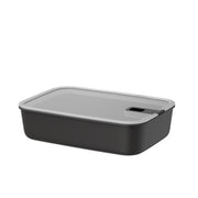 Récipient alimentaire Mepal easyclip - 2,25 l - récipient alimentaire à fermeture coulissante - convient au micro-ondes. four à vapeur. réfrigérateur et congélateur - noir nordique - afbeelding 1